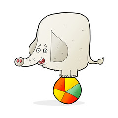cartoon circus elephant