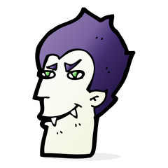 cartoon vampire face