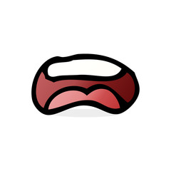 cartoon mouth