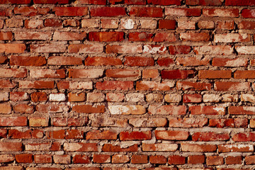 Red brick wall