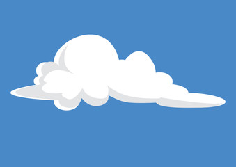 cloud illustration - cloud sketch - cloud drawing