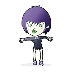 cartoon vampire girl