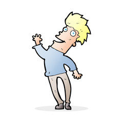 Fototapeta premium cartoon happy man