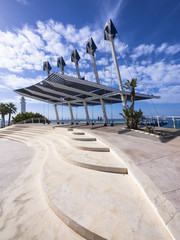 Aussichtsplattform bei Los Lanos, Urb. Centro International, Andalusien, Spanien, Europa © David Brown