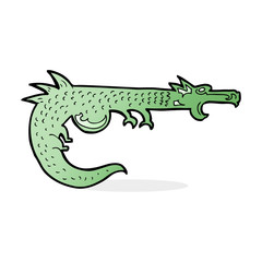 cartoon medieval dragon