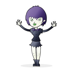 cartoon vampire girl