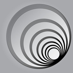 Fototapeta premium deep inside the spiral staircase