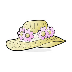 cartoon summer hat