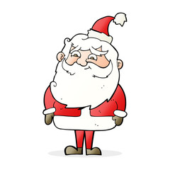 cartoon santa claus