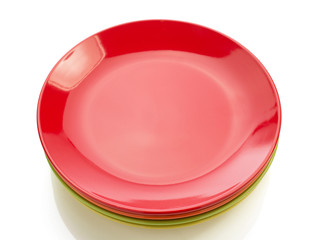 ceramic plate isolated on white