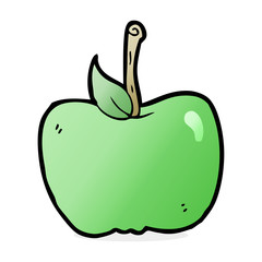 cartoon apple