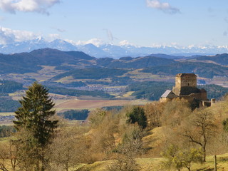 Burg Stein im unteren Lavanttal / Unterkärnten / Österreich