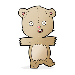 Obraz premium cartoon dancing teddy bear