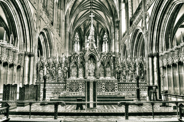 Lichfield Cathedral High Altar HDR