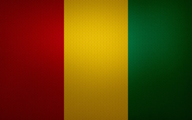 Closeup of Guinea flag