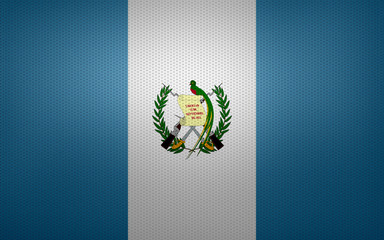 Closeup of Guatemala flag