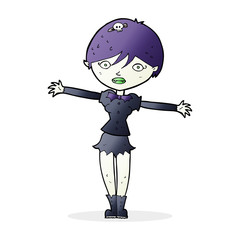 cartoon vampire girl