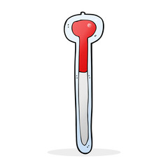 cartoon thermometer