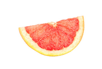 Slice of grapefruit
