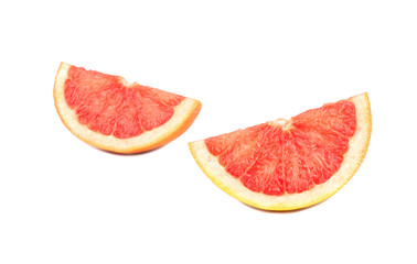 Slices of grapefruit