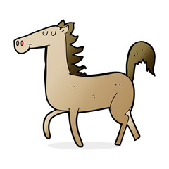 cartoon horse