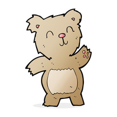 Naklejka premium cartoon teddy bear