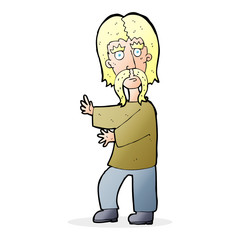 cartoon mustache man