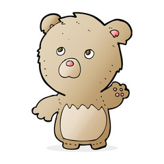 Obraz premium cartoon teddy bear