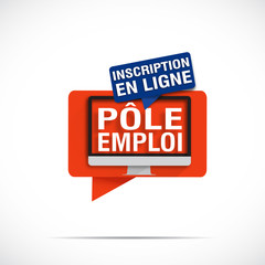 bulles écran : pôle emploi inscription en ligne