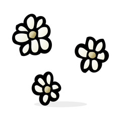 cartoon flowers