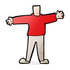 cartoon male body (mix and match cartoons or add own photo head)
