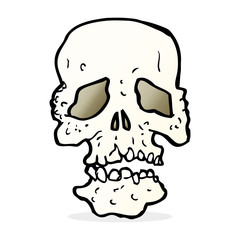 cartoon skull