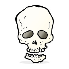 cartoon skull