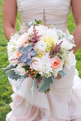 Bride Holding a Bouquet