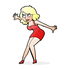 cartoon female spy