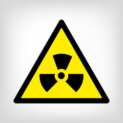 Danger sign yellow triangle vector