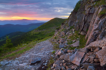 Road in mountains