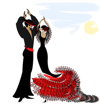 image of couple flamenco