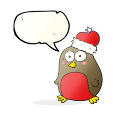 speech bubble cartoon robin