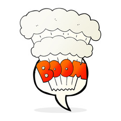 speech bubble cartoon explosion