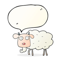 speech bubble cartoon goat