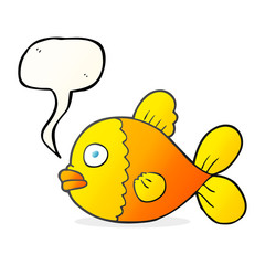 speech bubble cartoon fish