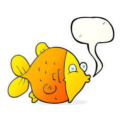speech bubble cartoon funny fish