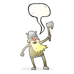 speech bubble cartoon viking