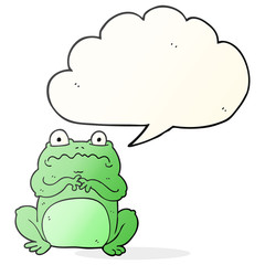 speech bubble cartoon funny frog