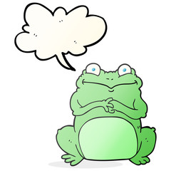 speech bubble cartoon funny frog