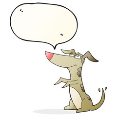 speech bubble cartoon dog