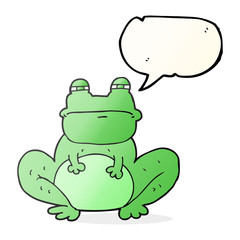 speech bubble cartoon frog