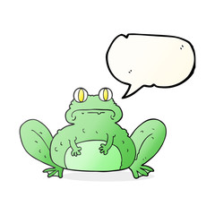 speech bubble cartoon frog