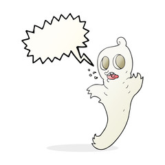 speech bubble cartoon ghost